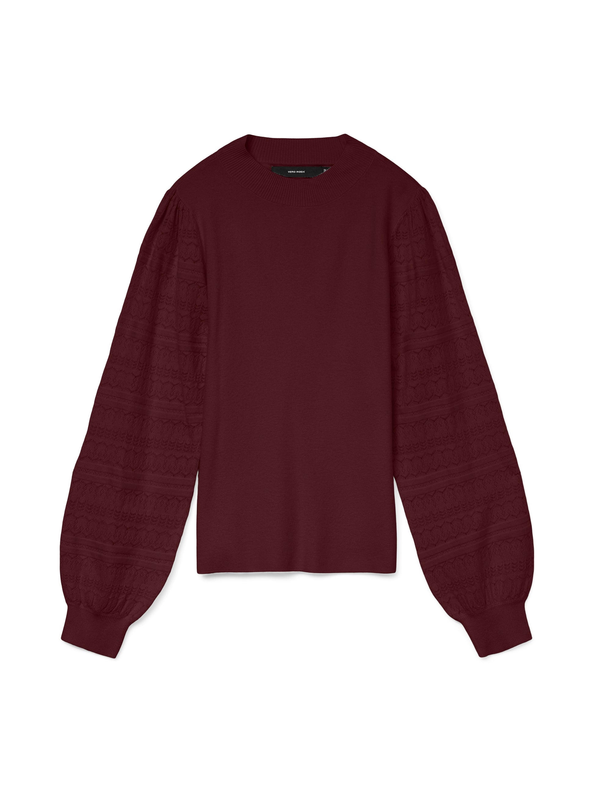 Vmnewlimone Ls Highneck Pullover Boo (Winetasting)