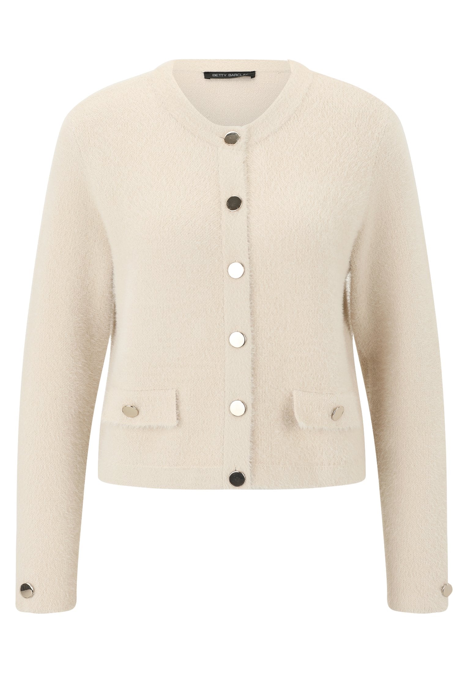 Casual-Strickjacke (Pastel Sand)