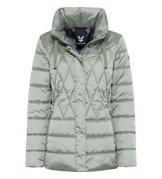 Thermofleecesteppjacke (Gruen)