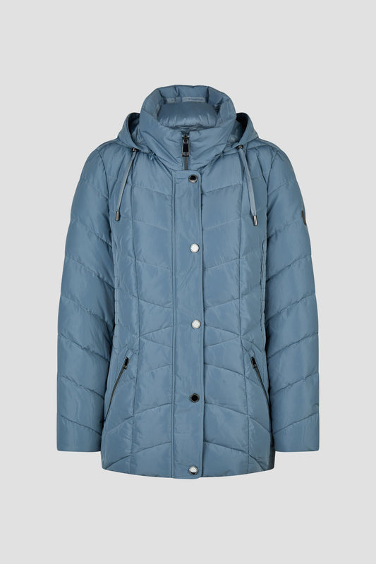 Jacke Down Free mit Kapuze (Ice Blue)
