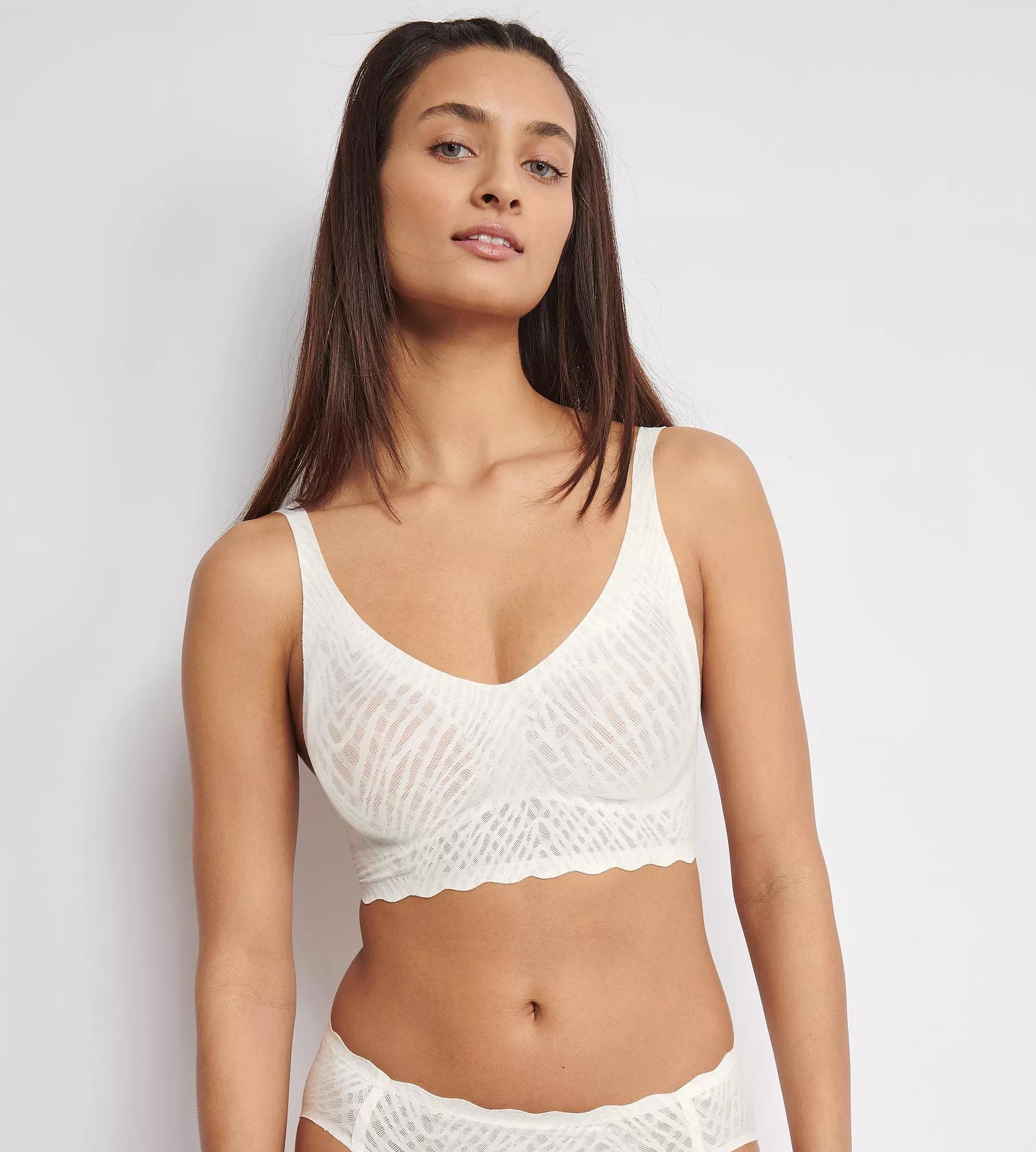 sloggi ZERO Feel Bliss Bralette (00gz Silk White)
