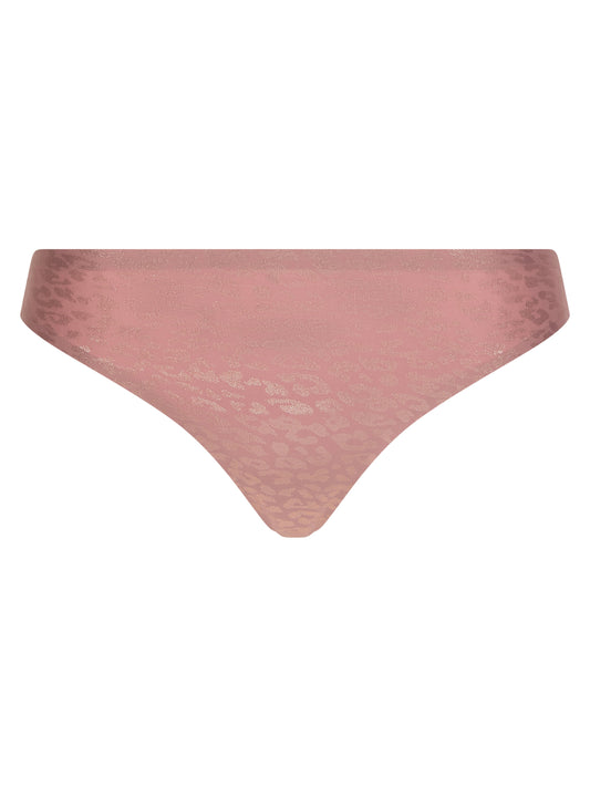 SoftStretch Tanga (Pink Leo Shimmer)