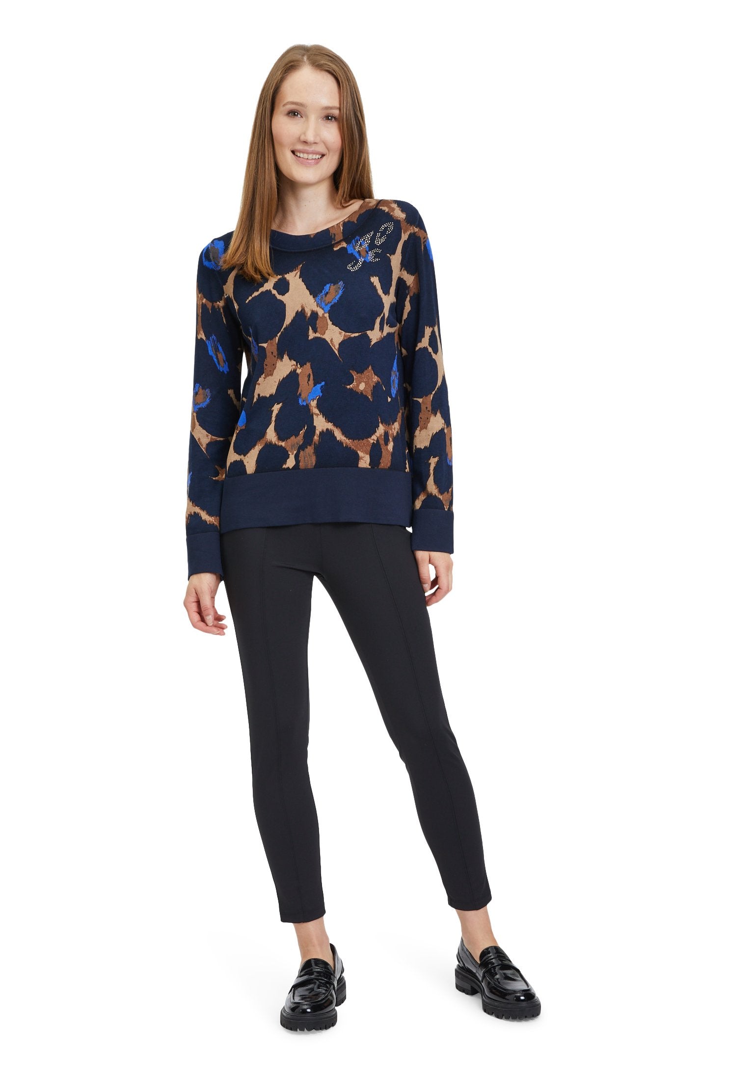 Feinstrickpullover (Dark Blue /came)