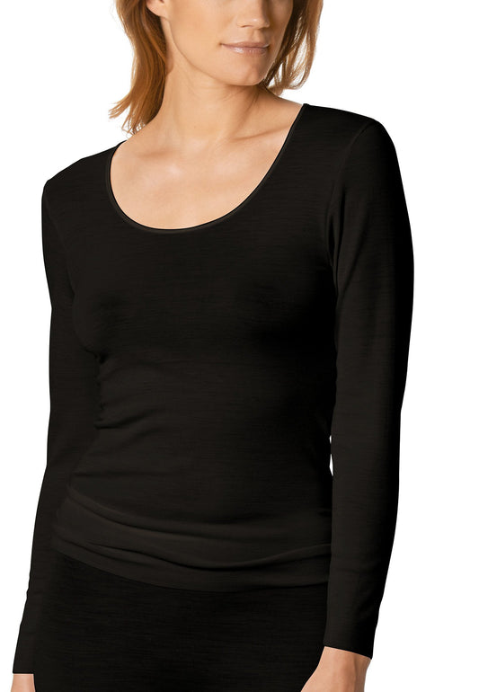Shirt langarm (Schwarz)