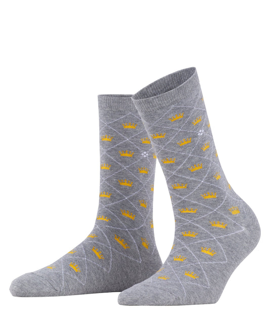 Burlington Crown Damen Socken (Light Grey)