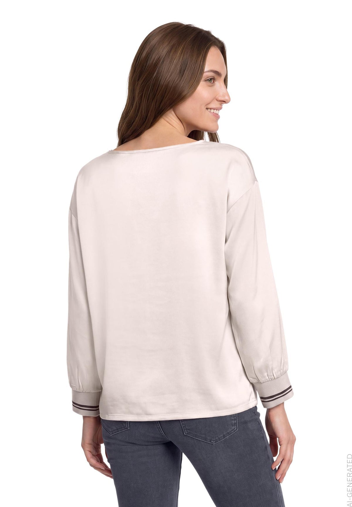 Schlupfbluse (Patch Beige/bla)