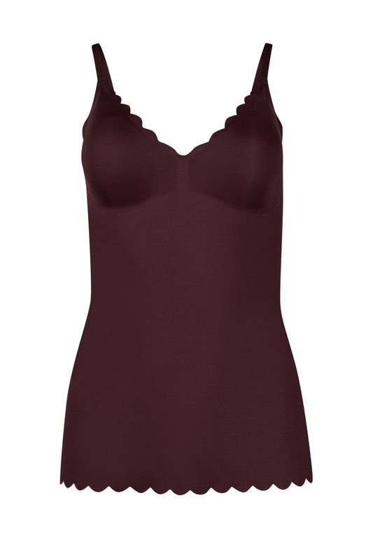Skiny Damen Spaghettishirt herausn. Pads Sensation (Winetasting)