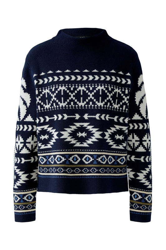 Pullover (Dk Blue White)