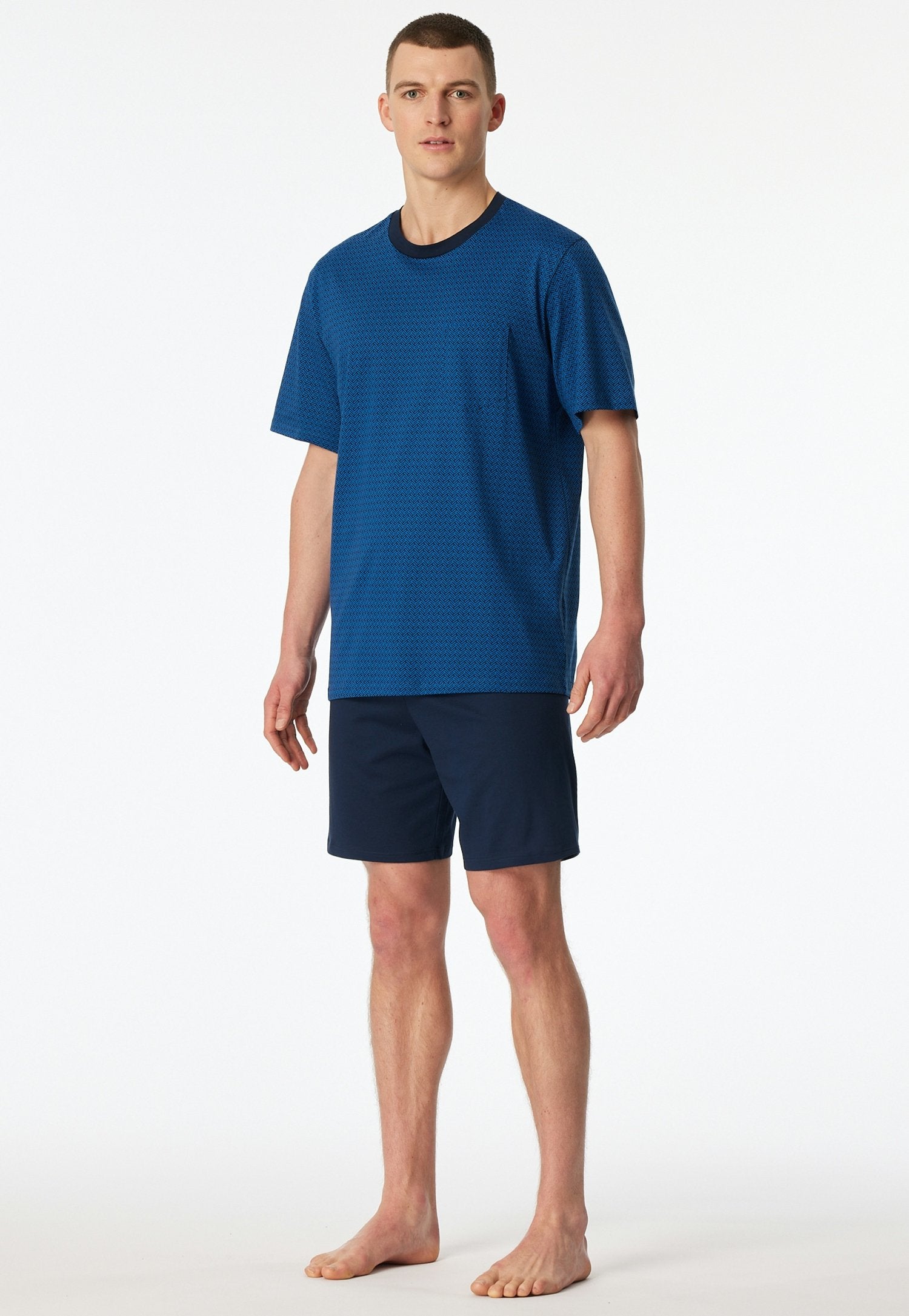Schlafanzug kurz (Blau)
