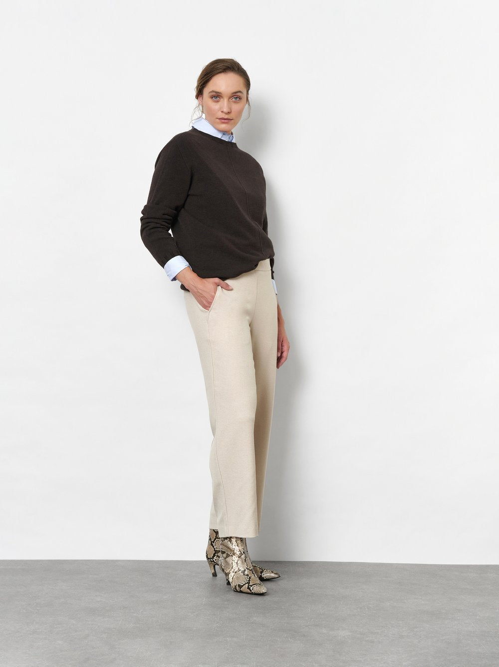 Sue Wide Chic 7/8 (Ecru)
