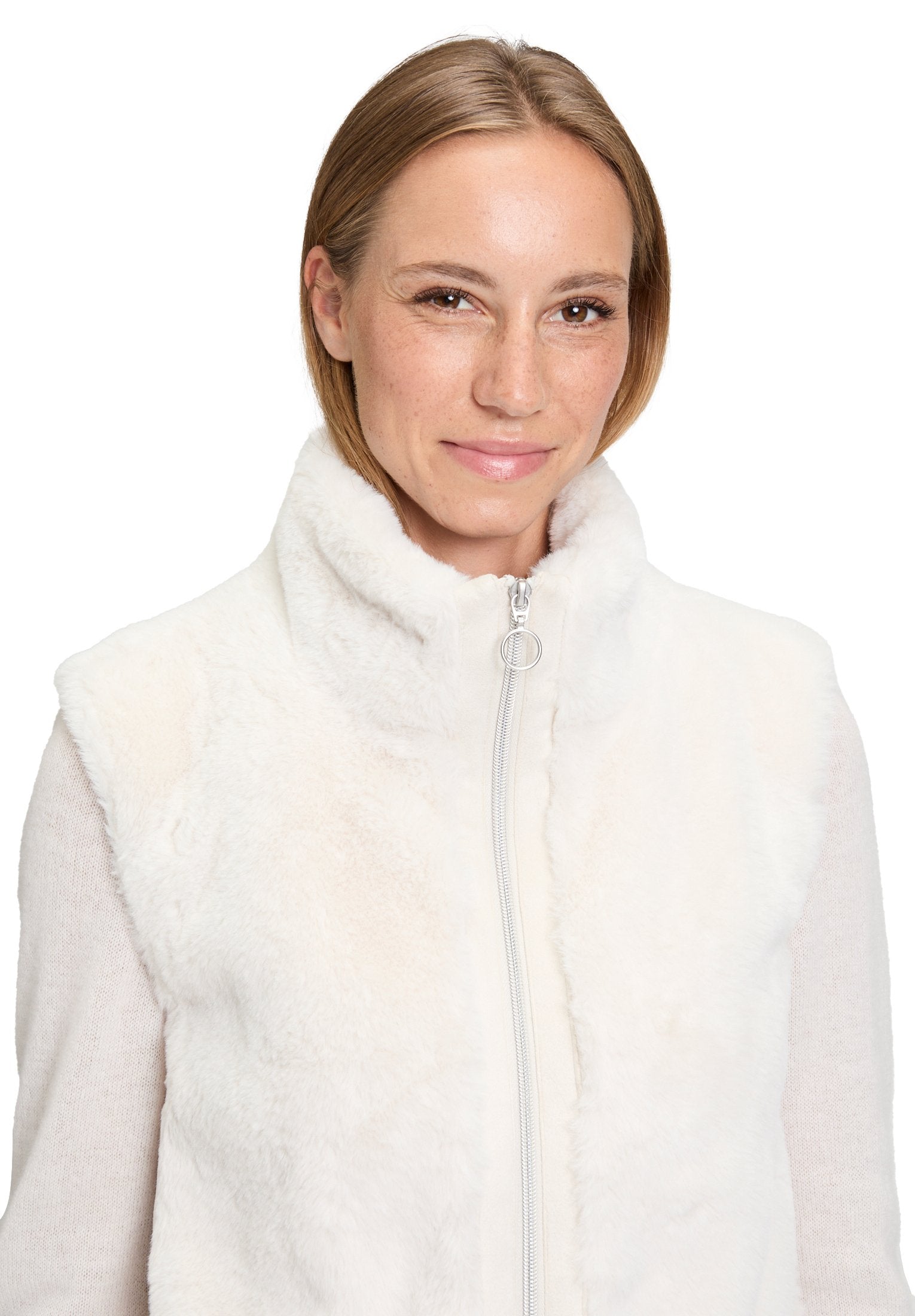 Plüschweste (Pastel Sand)