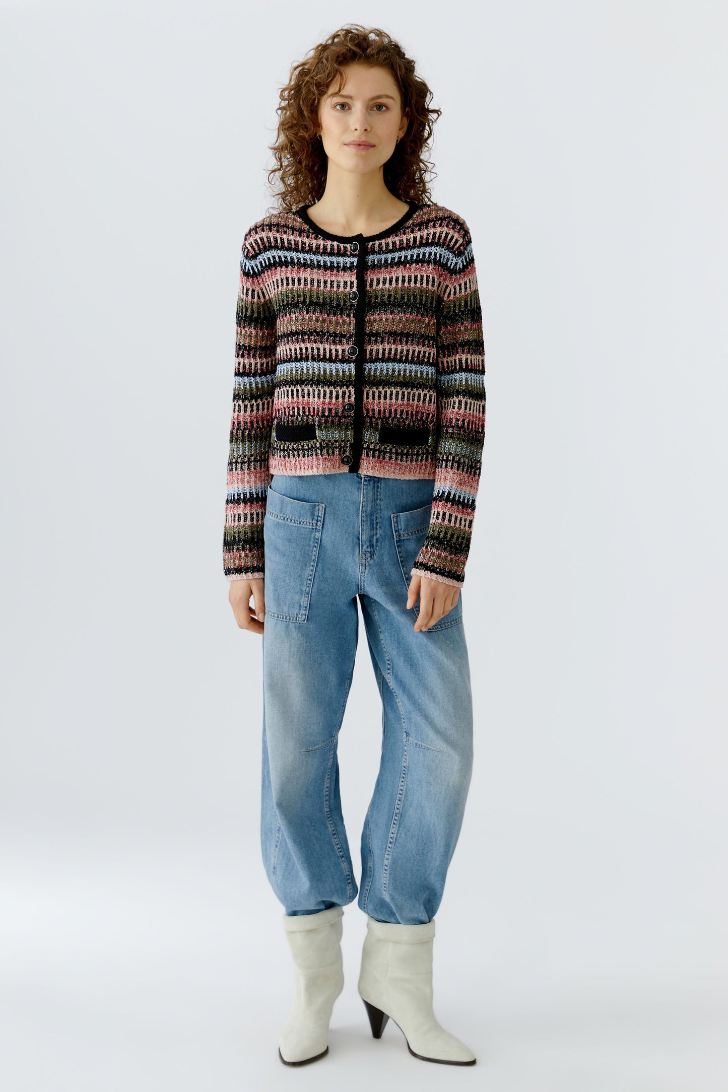 Strickjacke (Black Red)