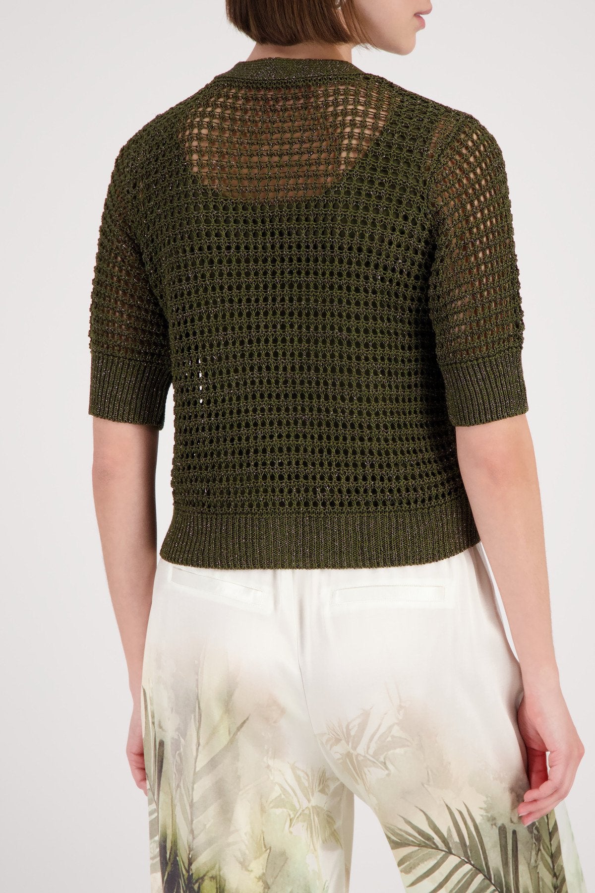 Strickjacke (Olive)