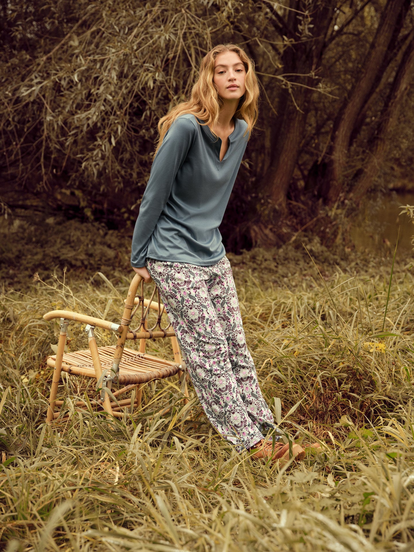 WOMEN Pyjamas (Smoke Blue)