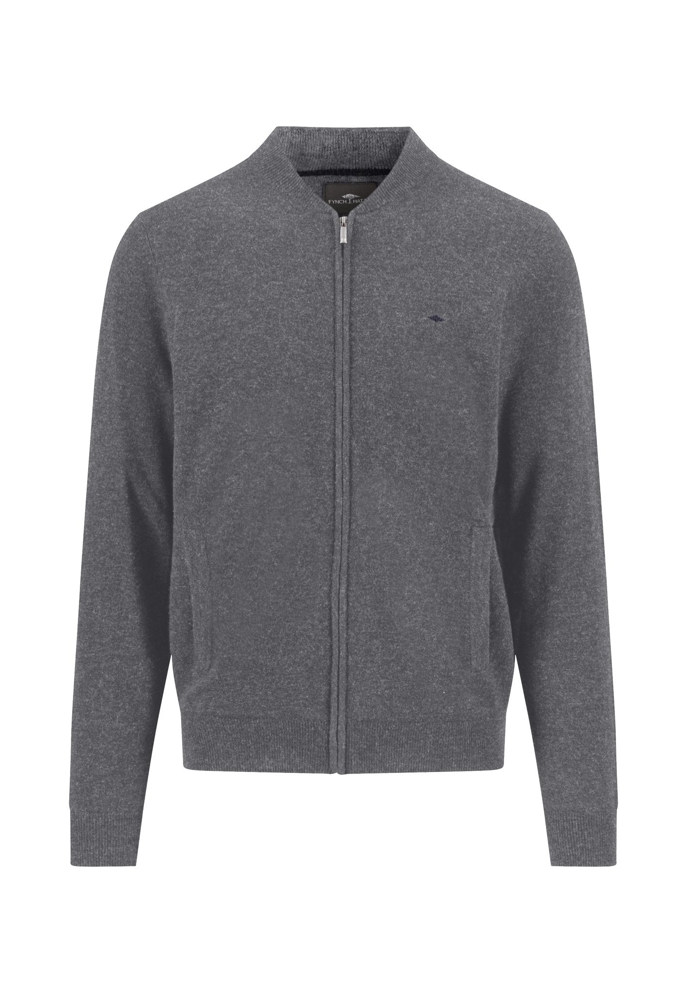 Cardigan College, Merino Cashmere (Steel)