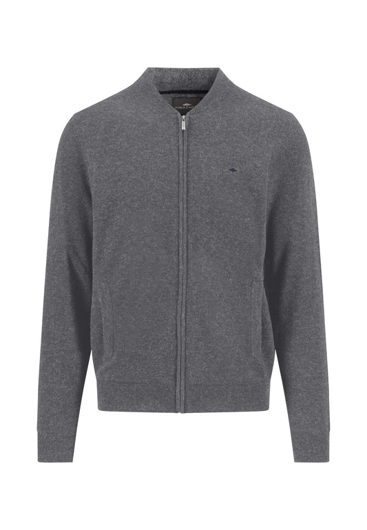 Cardigan College, Merino Cashmere (Steel)