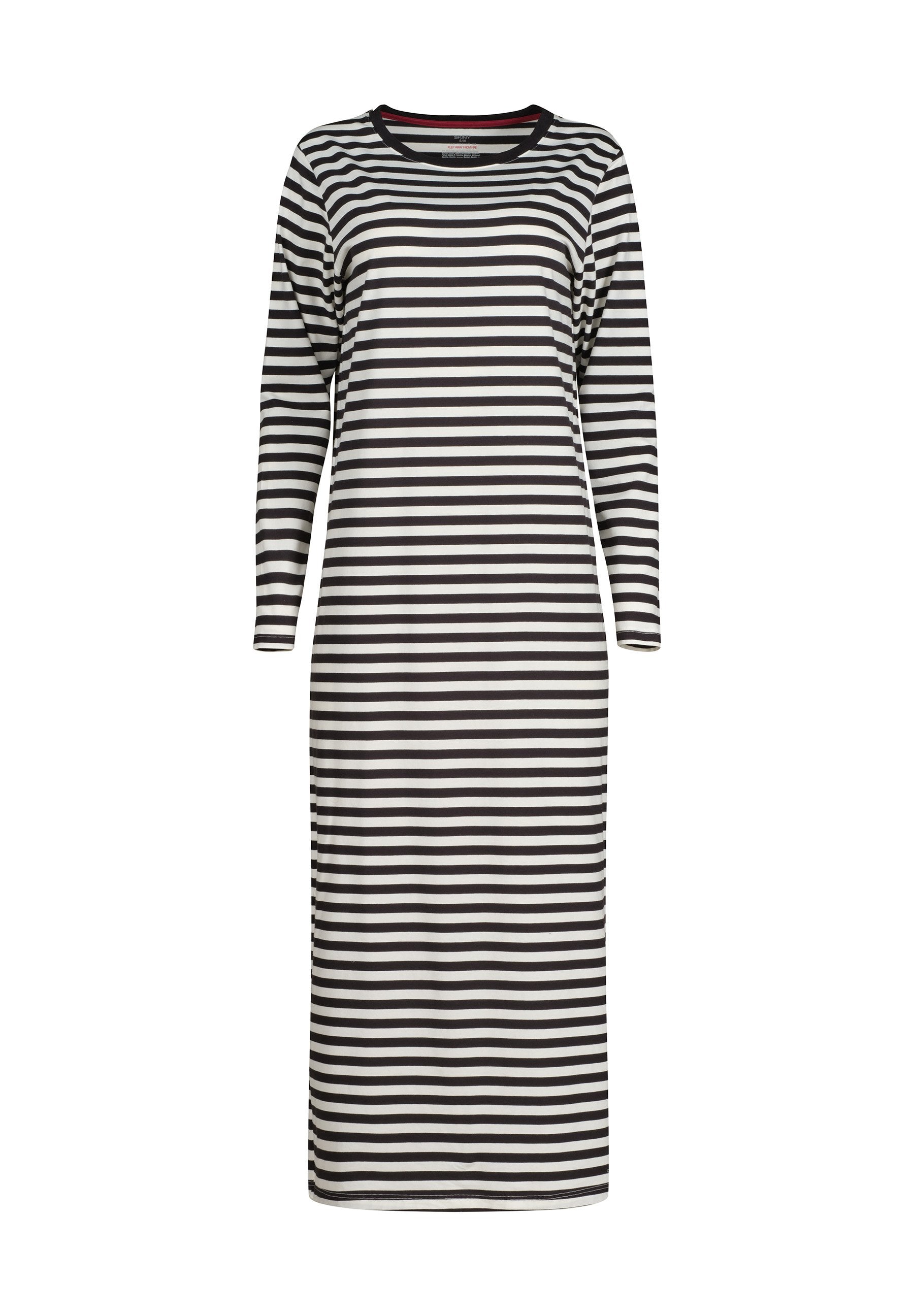 SKINY Damen Sleepshirt lg. A. Night In Skiny 04 (Yingyang Stripe)