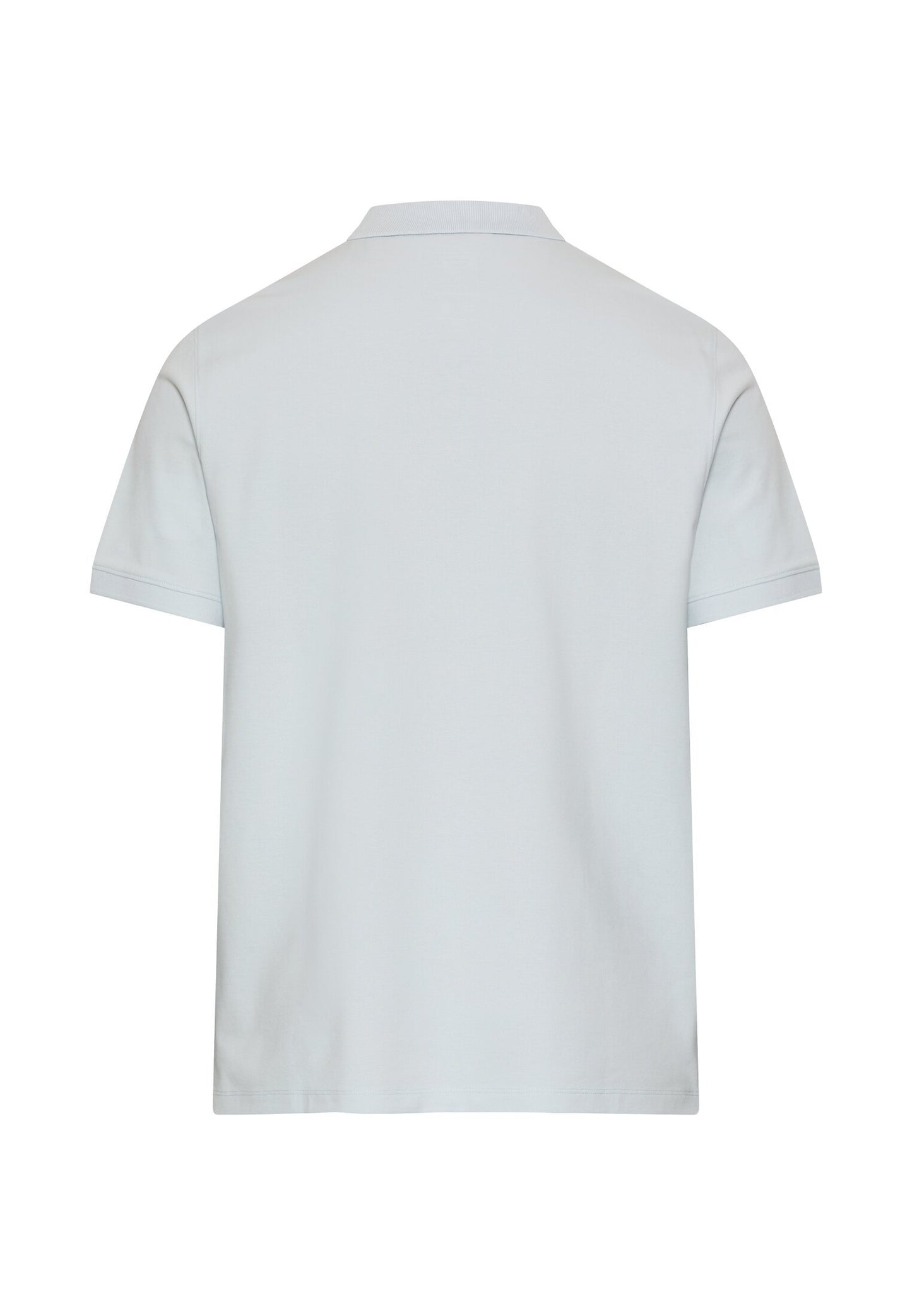 Poloshirt mit Kontrastdetails (Airy Blue)