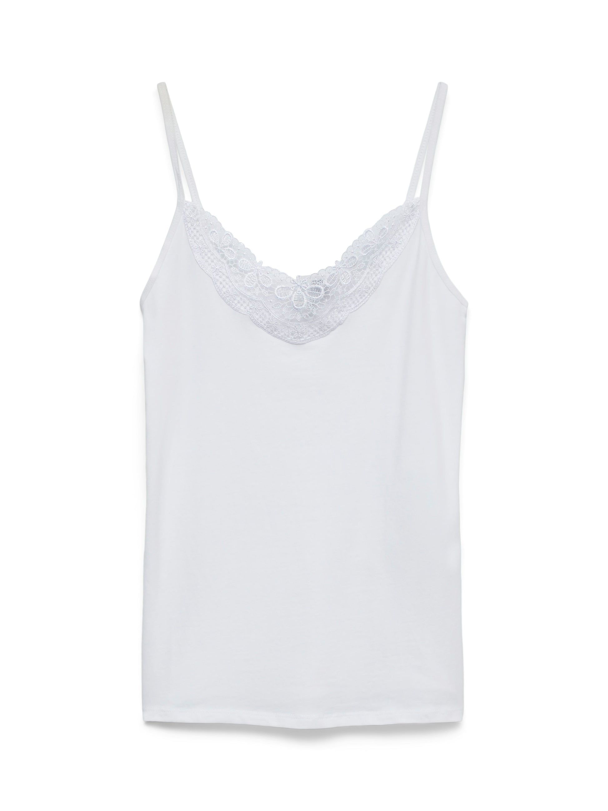 Vminge Lace Singlet Jrs Noos (Bright White)