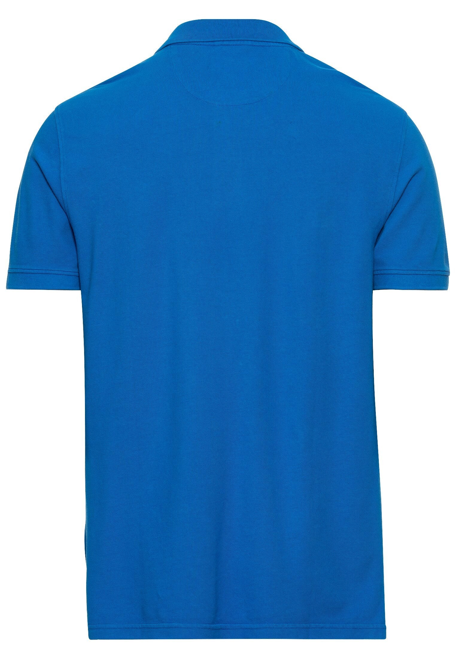 Piqué Poloshirt aus zertifiziertem Organic Cotton (Strong Blue)
