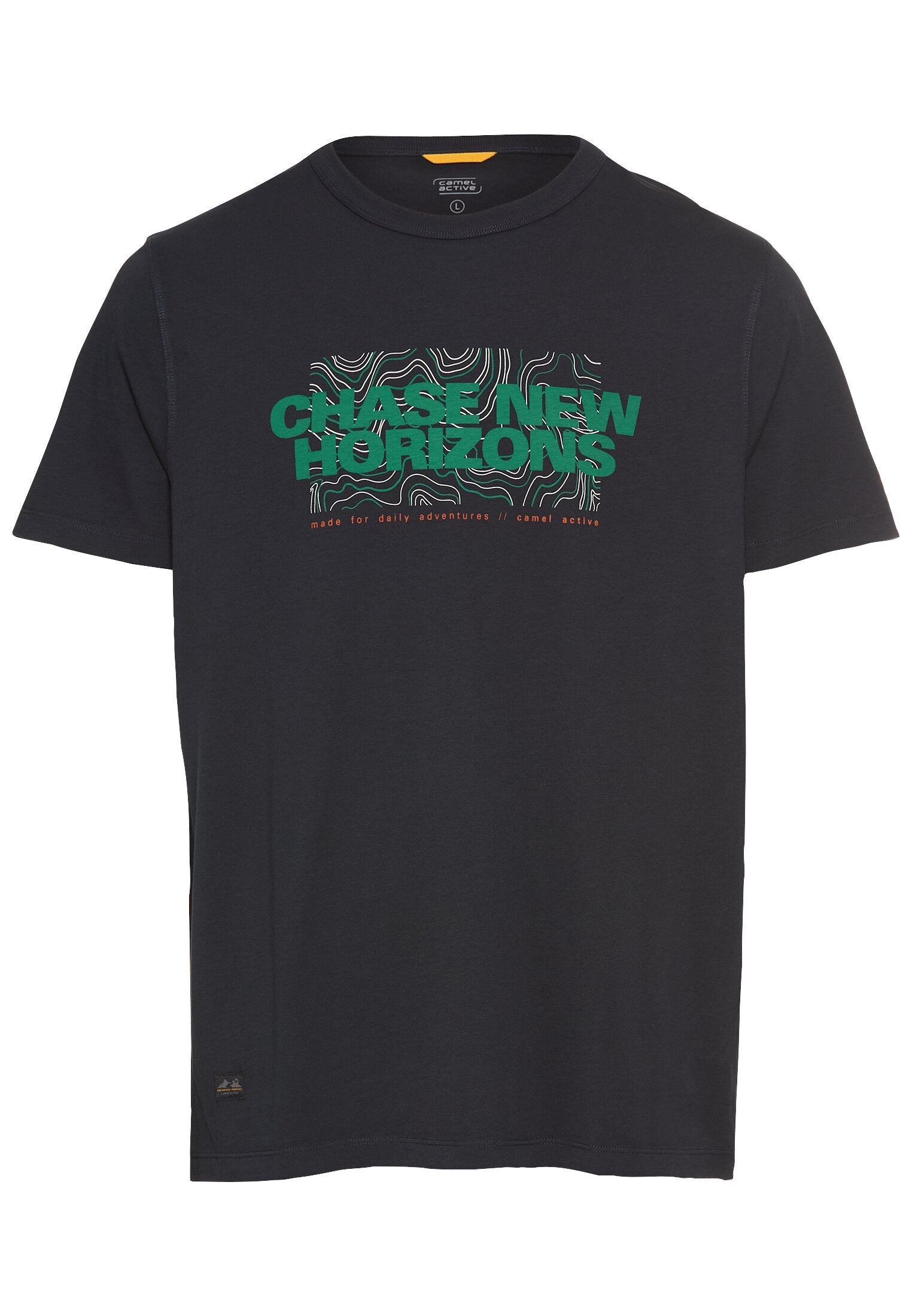 T-Shirt aus reiner Baumwolle (Dark Navy)