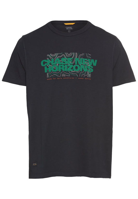 T-Shirt aus reiner Baumwolle (Dark Navy)