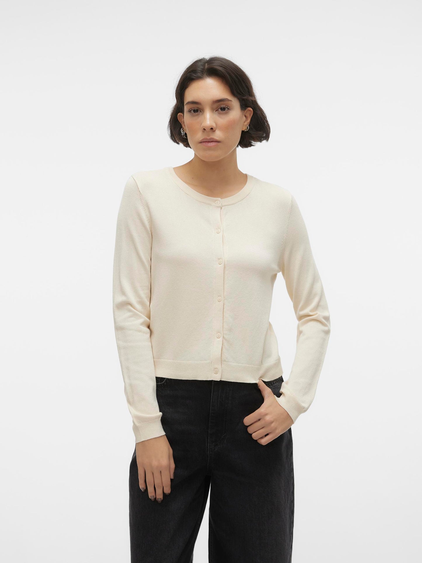 Vmglory Ls O-neck Short Cardigan Ga (Birch)