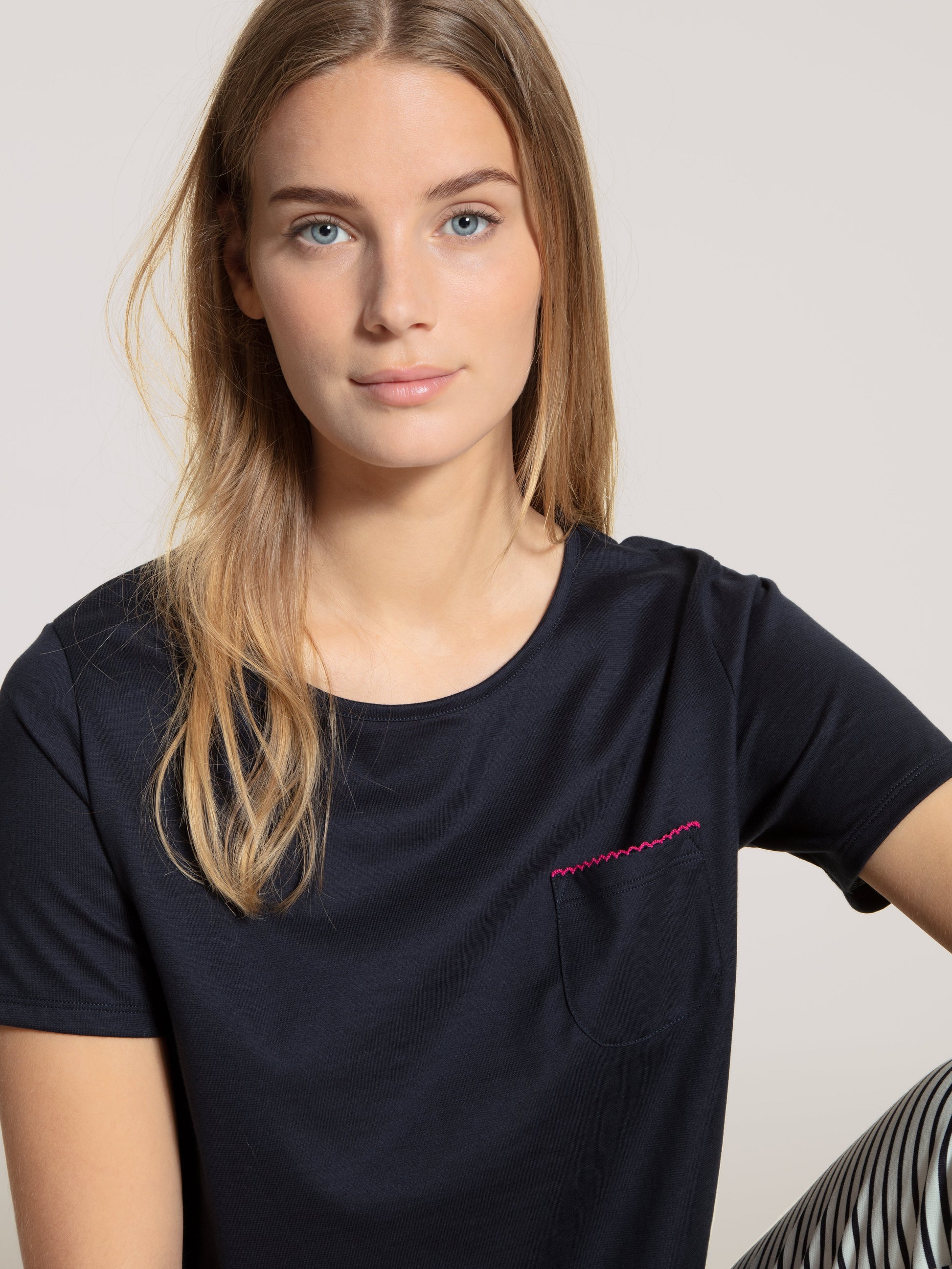 WOMEN 3/4 Pyjamas (Dark Lapis Blue)