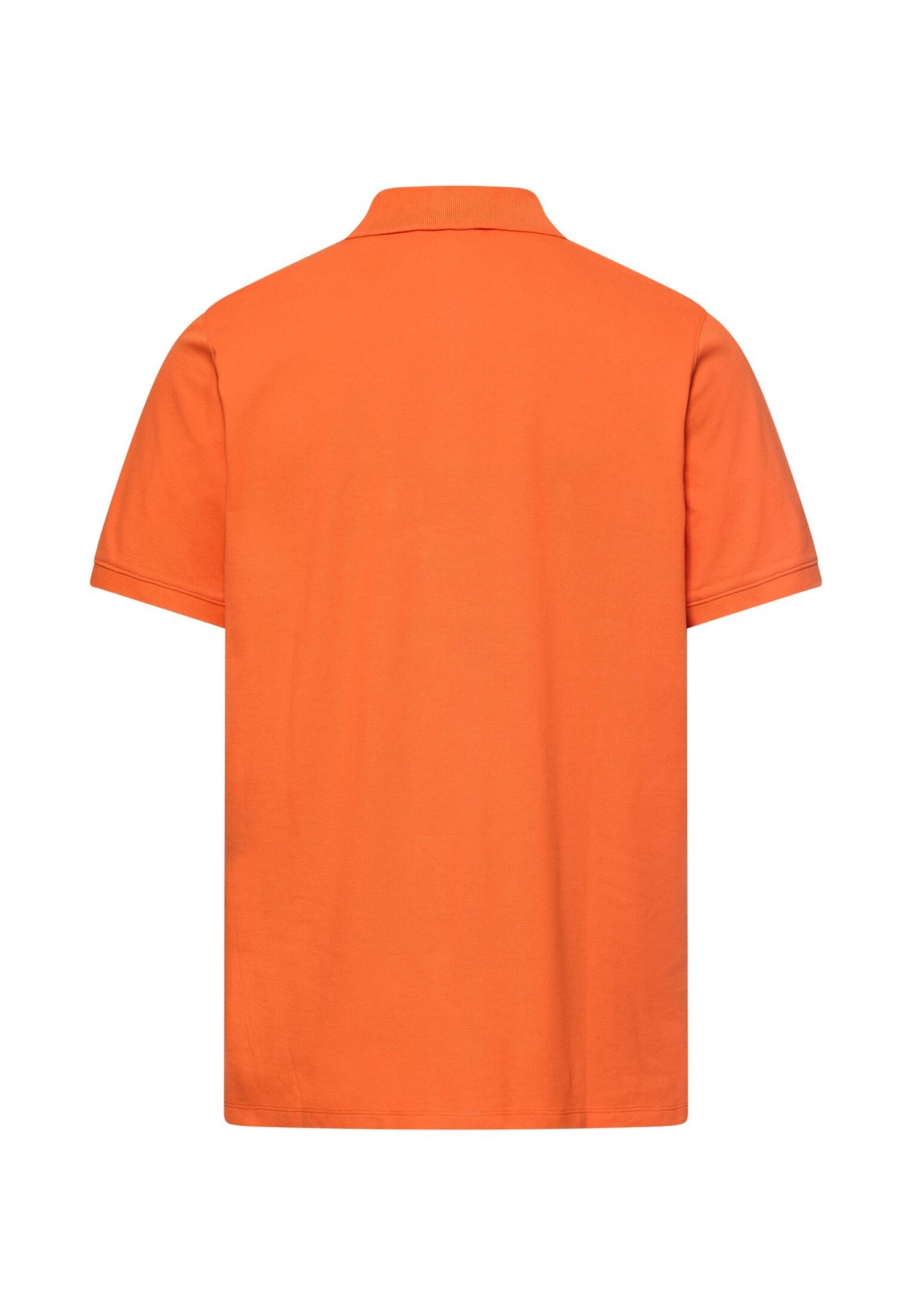 Poloshirt mit Kontrastdetails (Burned Orange)