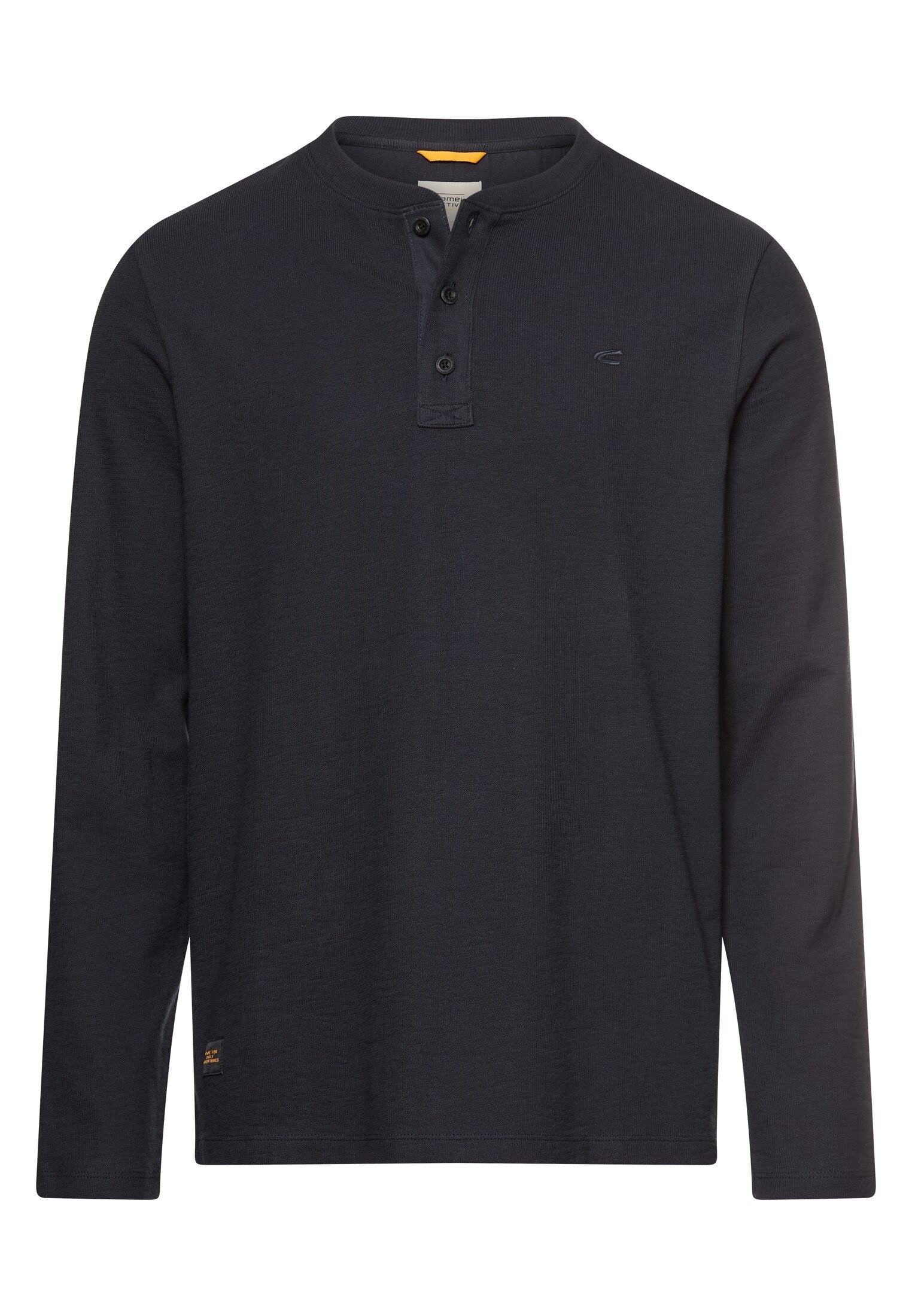 Henleyshirt mit Knopfleiste (Dark Navy)
