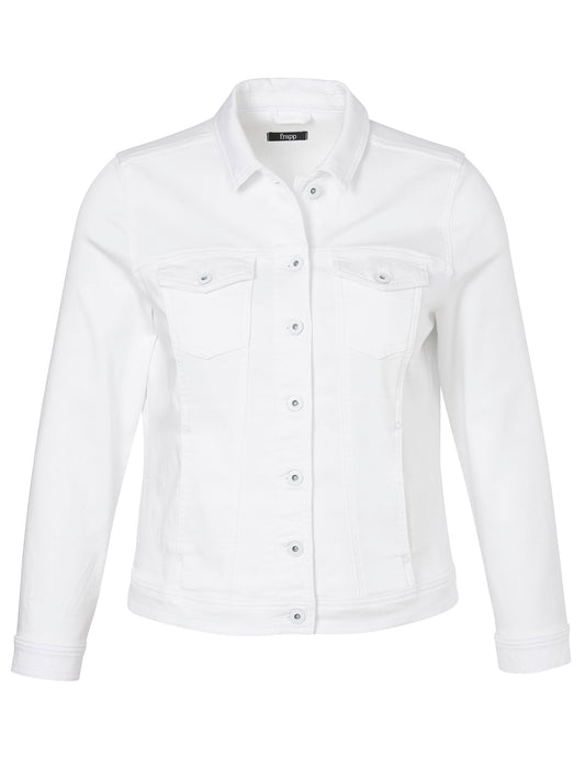 Jacke Kragen 1/1 Arm Knöpfe (White)
