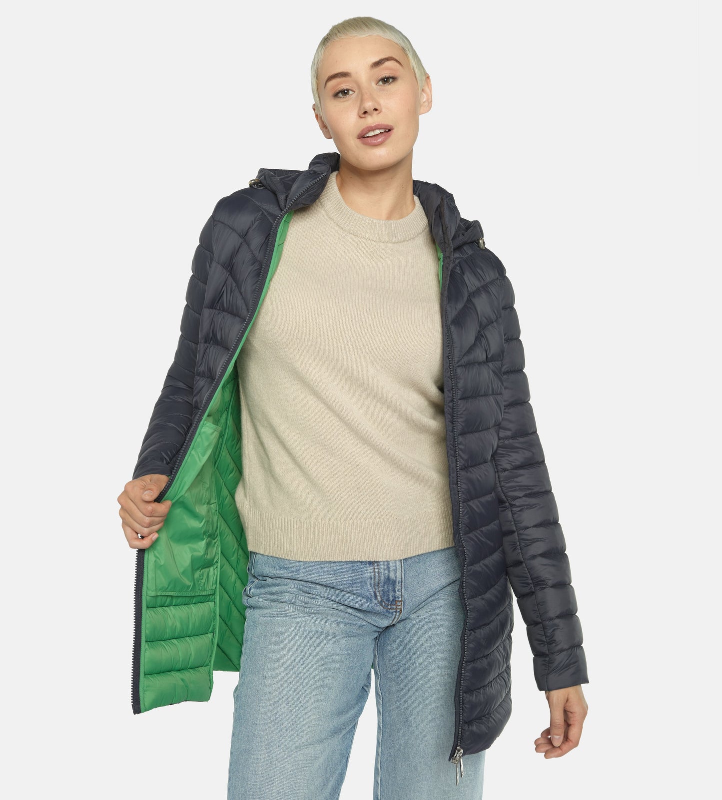 Vegan Vibes Jacke (Marine)