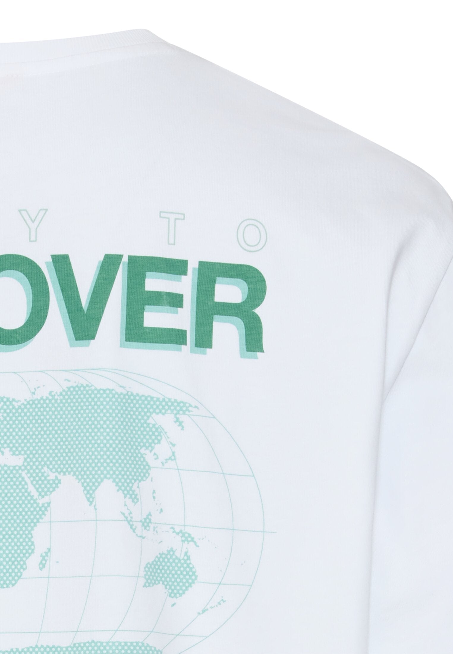 T-Shirt mit Rückenprint (White)