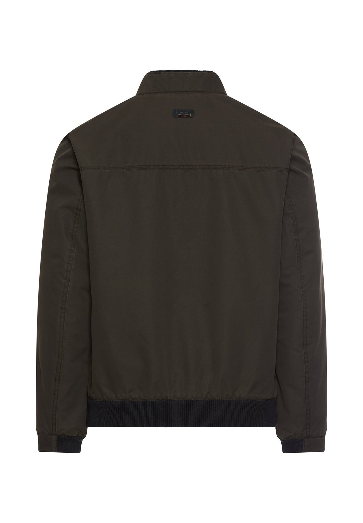 Leichte Bomberjacke mit Strickbund (Dark Choclate)