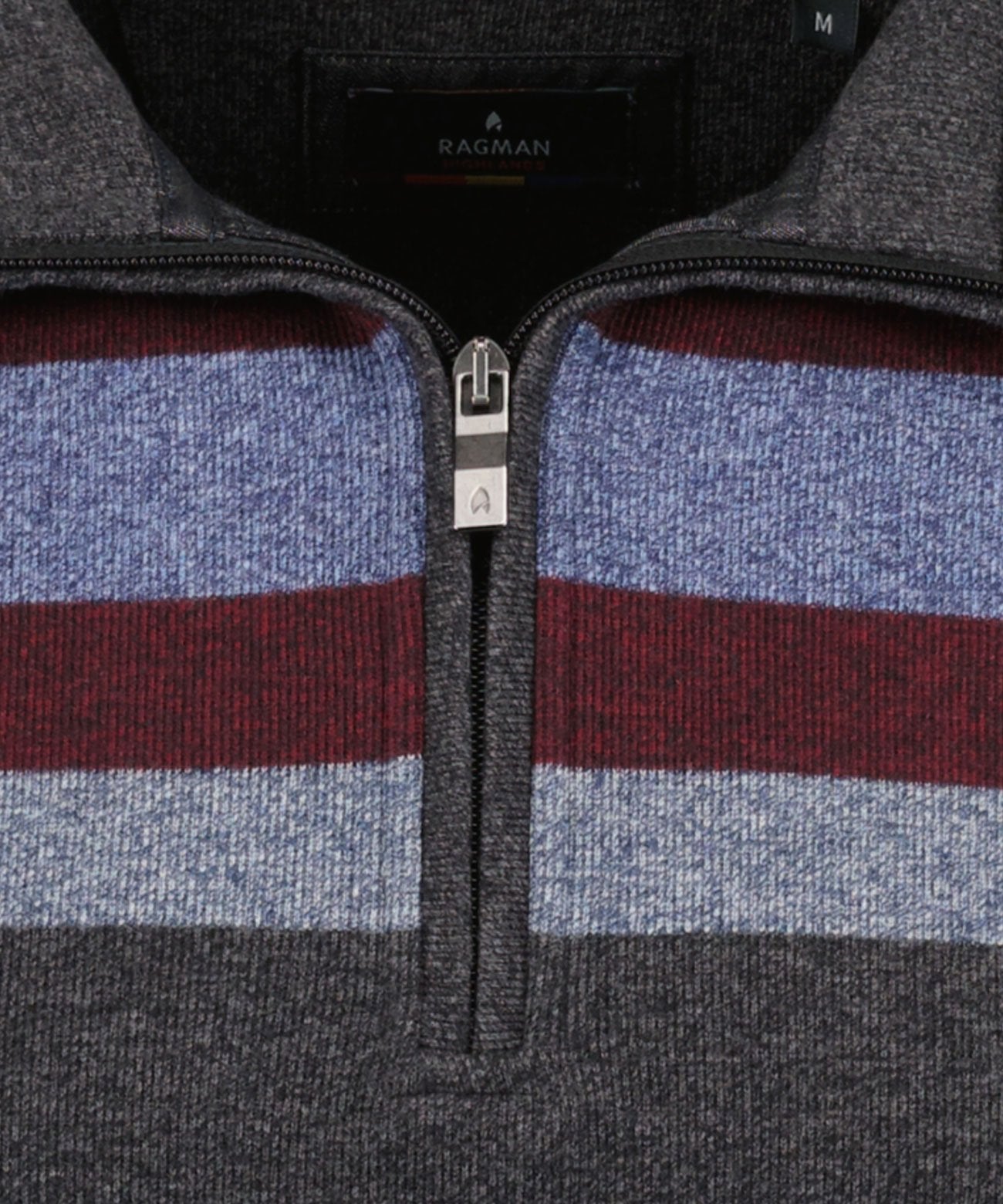 Sweatshirt, gestreift (Anthra)