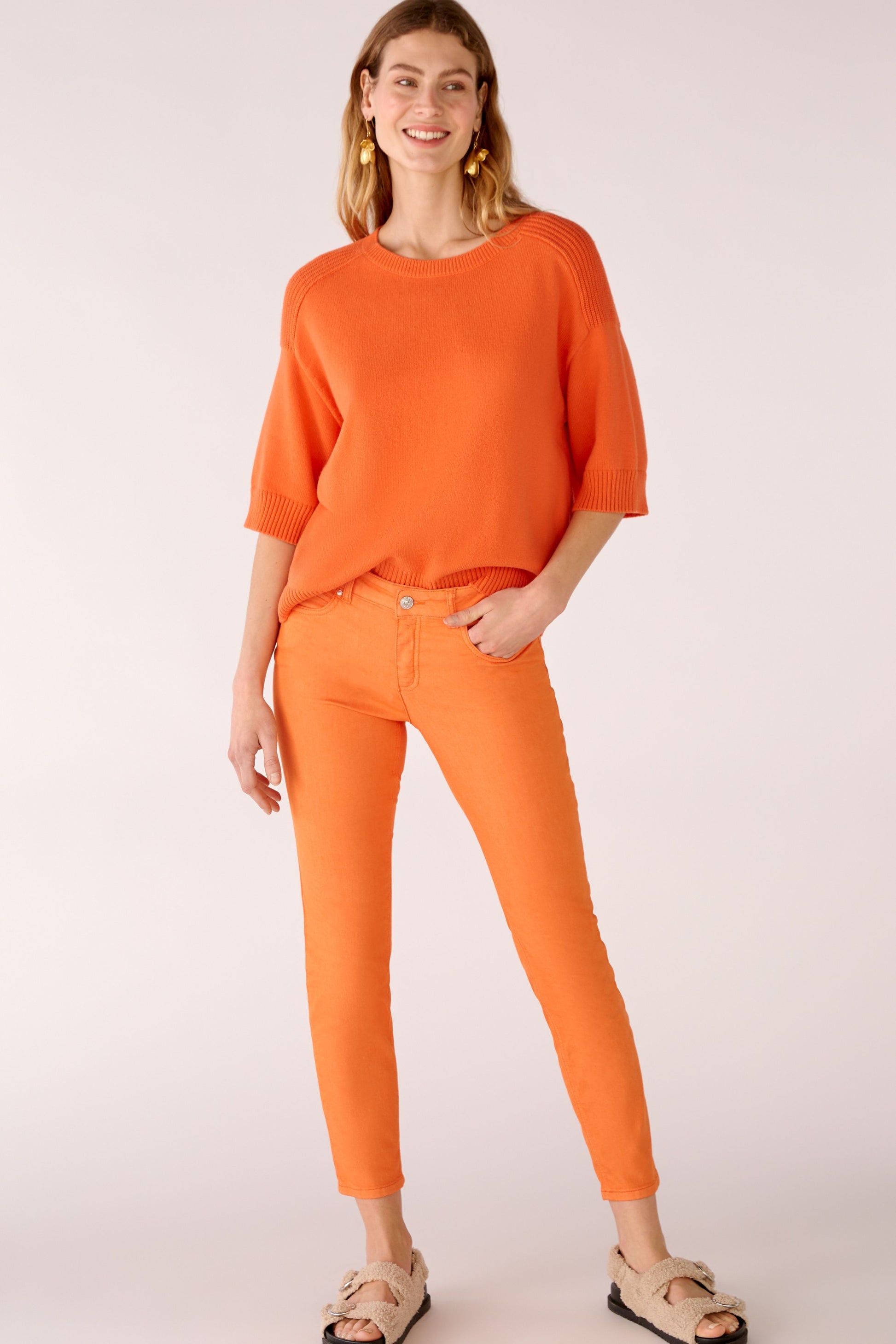 BAXTOR Jeggings Cropped in Slim Fit (Vermillion Oran)