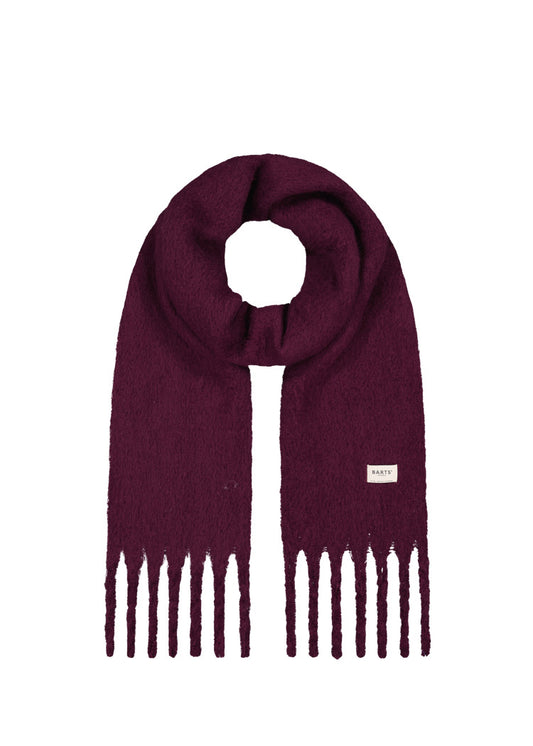 Keridda Scarf (Red Aubergine)