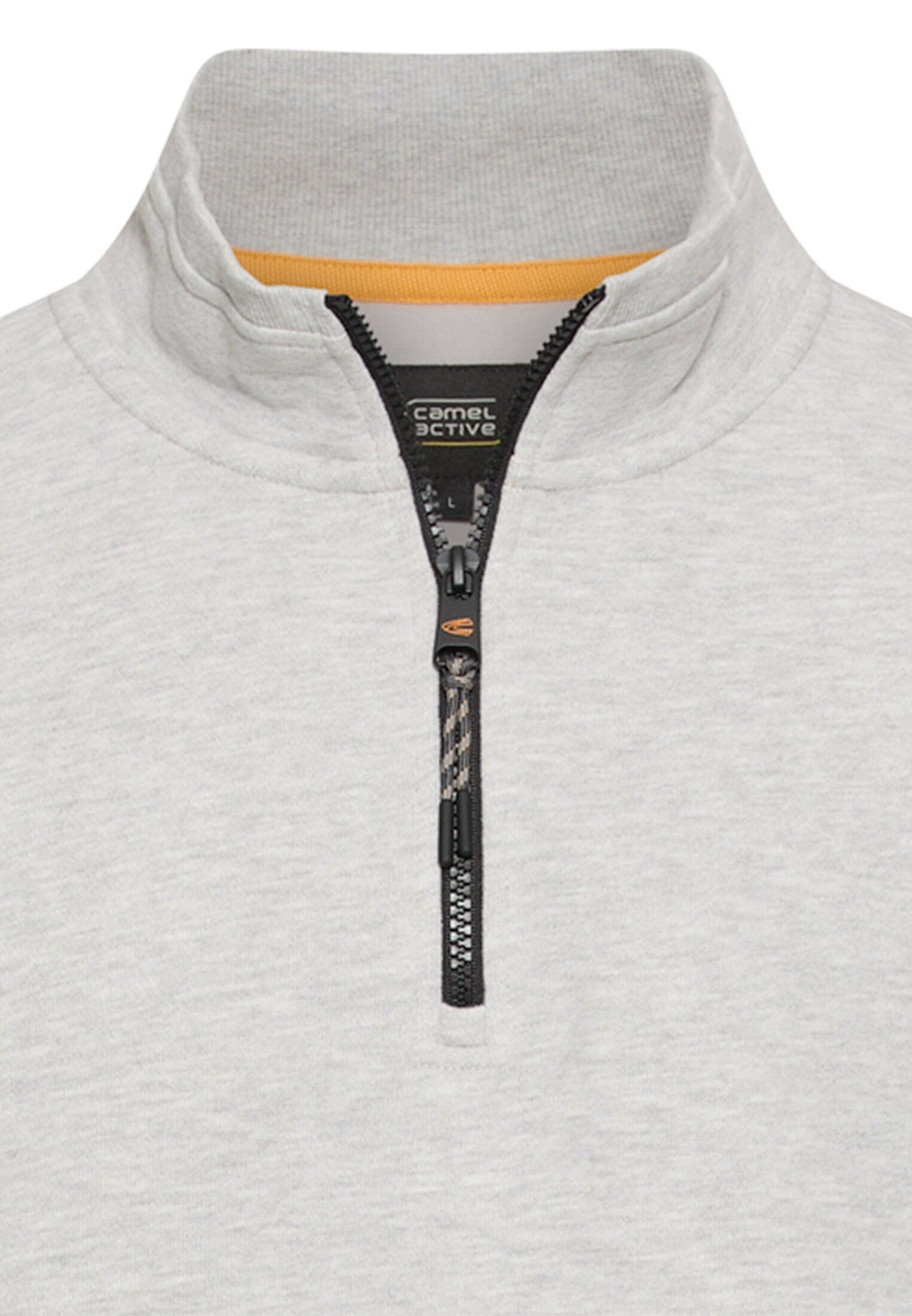 Sweatshirt mit Troyerkragen (Dust Grey)