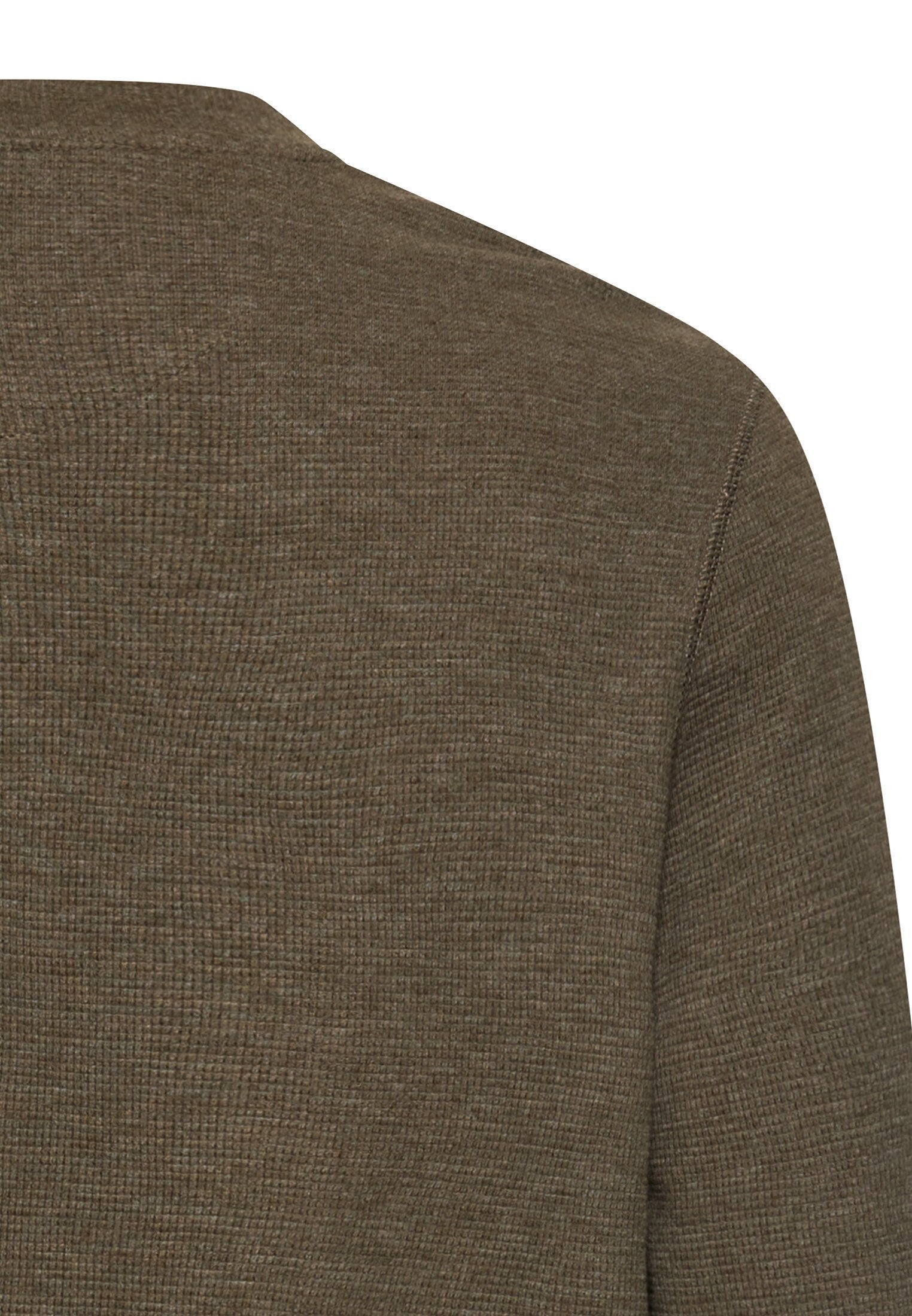 Henley-Shirt aus Organic Cotton (Dark Olive Green)