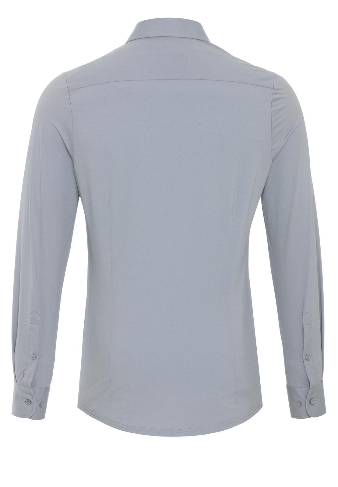 PURE- Functional Hemd Langarm (Uni Grau)