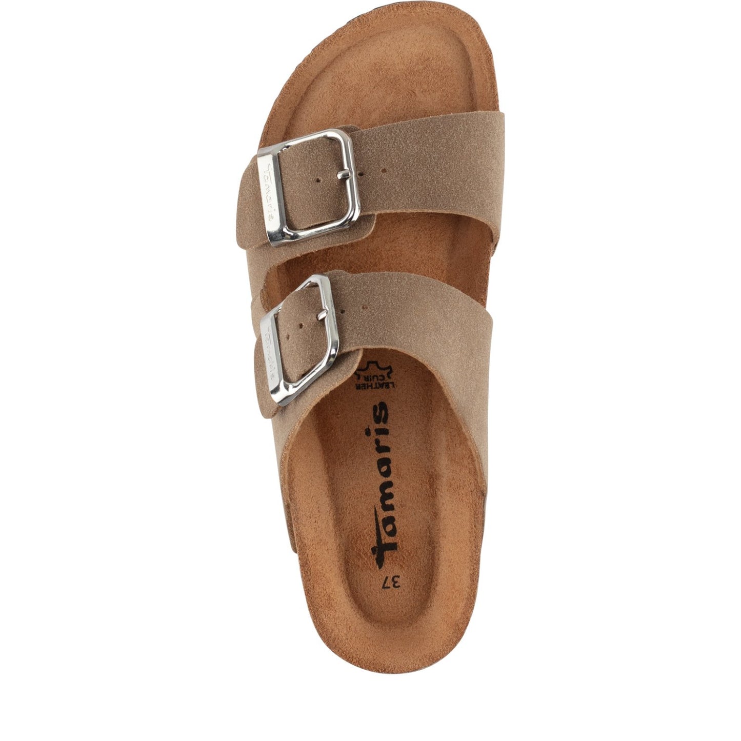 Pantolette (3c3 Taupe Nubuc)