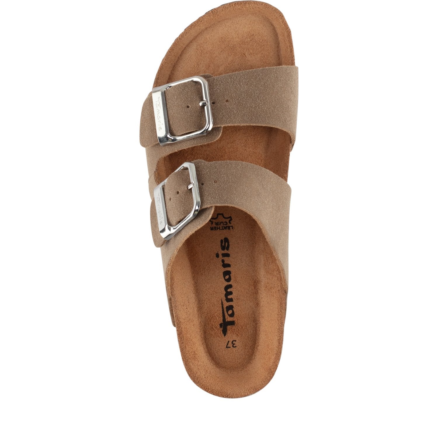 Pantolette (3c3 Taupe Nubuc)