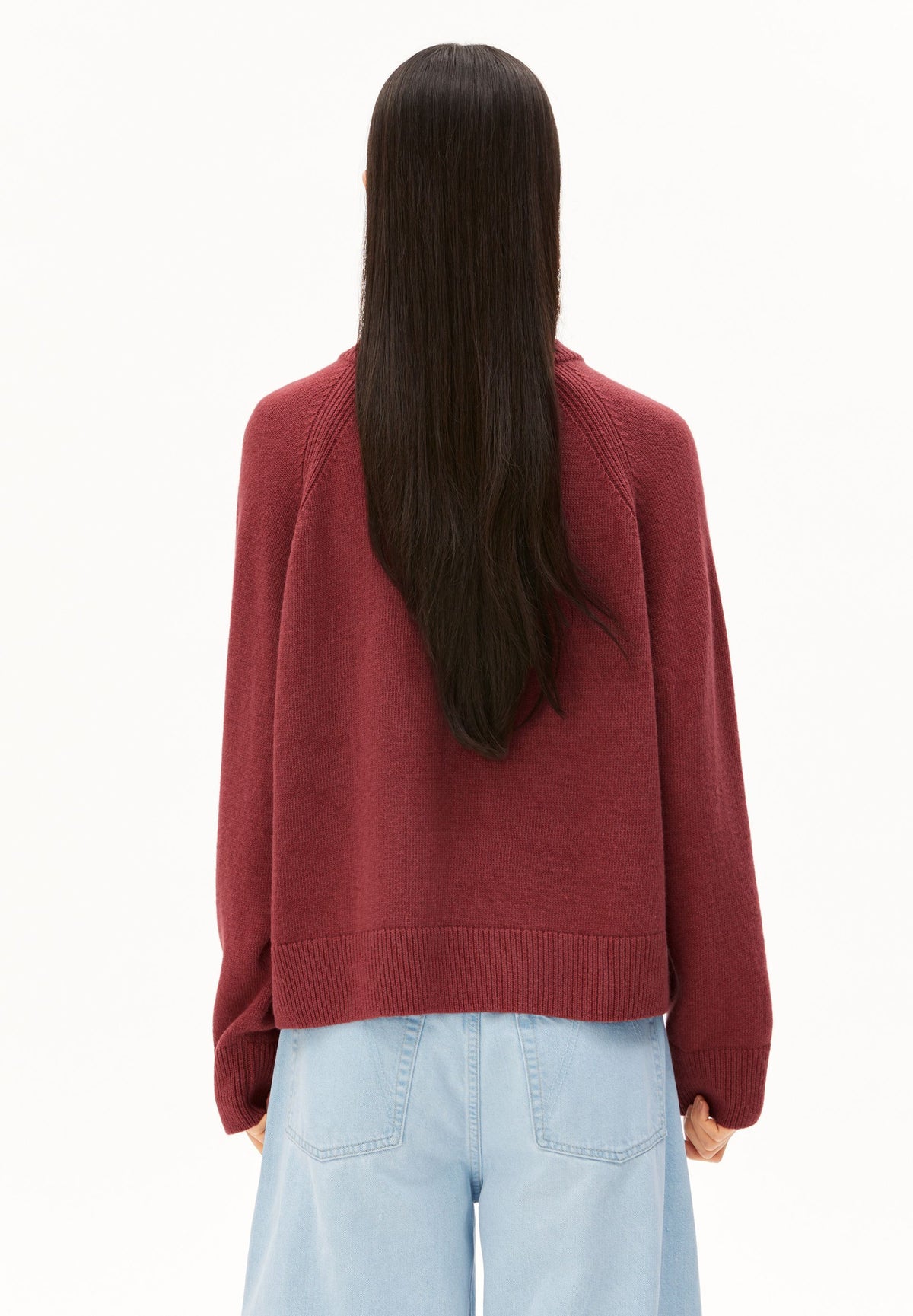 Wool Knit Sweater (Velvet Ember)