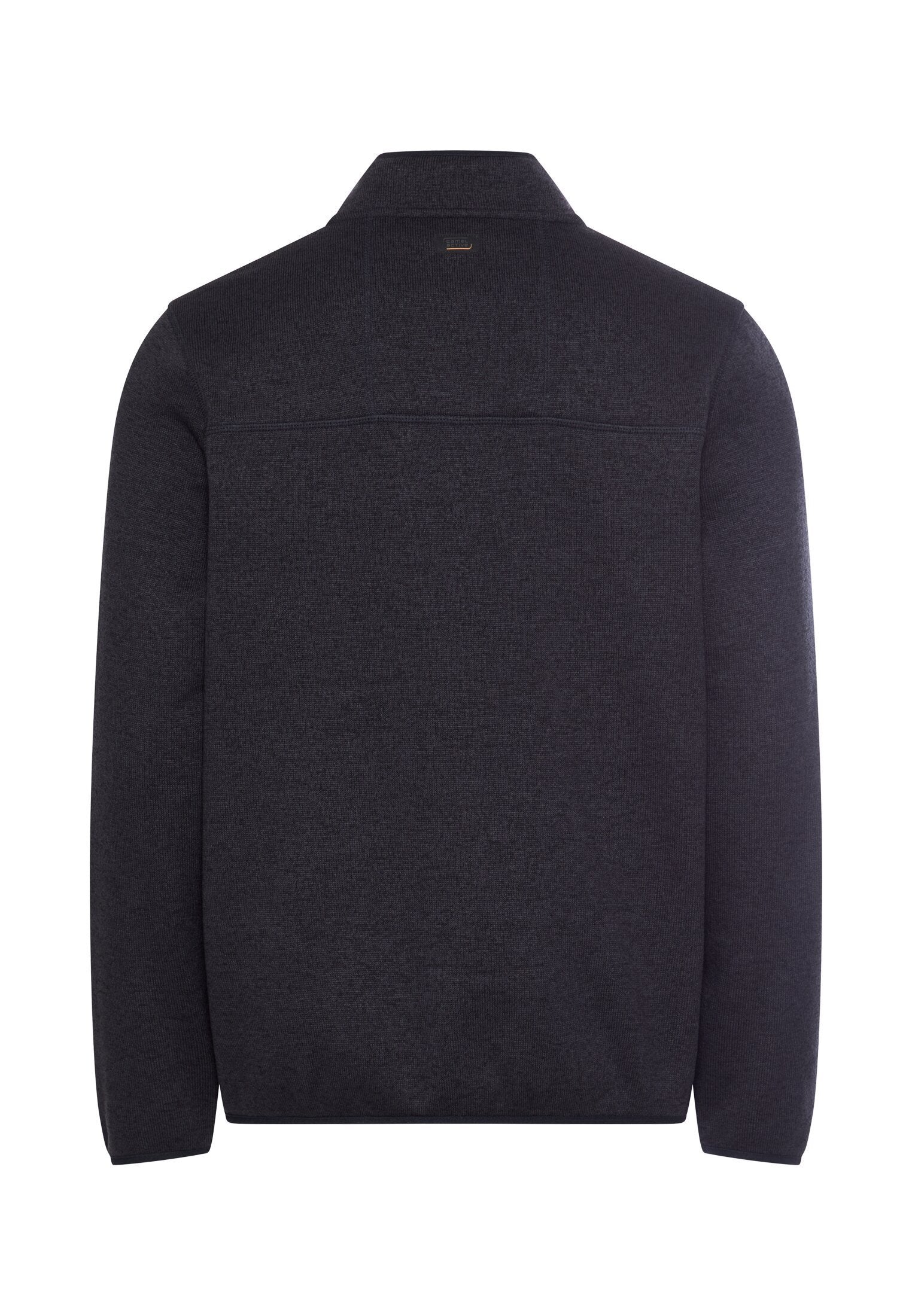 Fleecejacke mit hohem Stehkragen (Dark Navy)