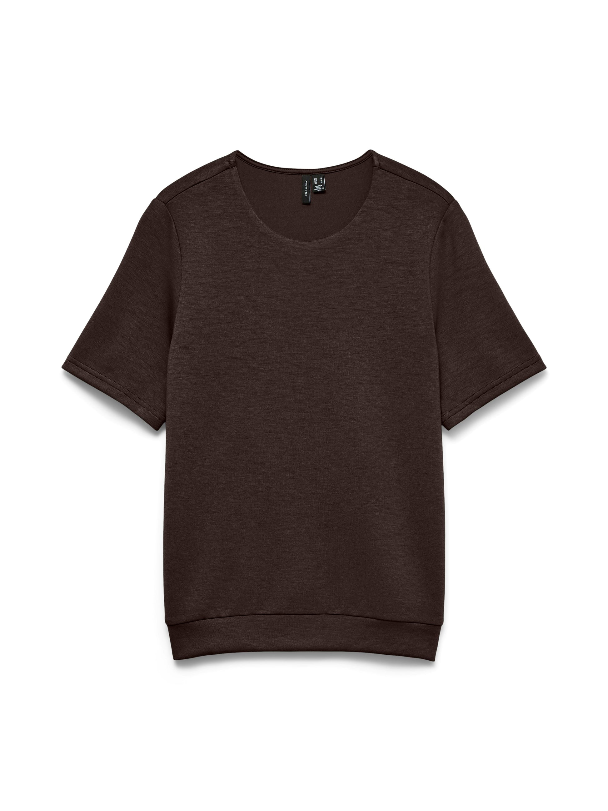 Vmhali Ss O-neck Top Jrs (Chocolate Tor)
