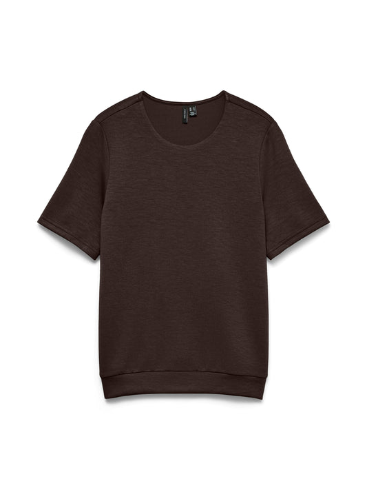 Vmhali Ss O-neck Top Jrs (Chocolate Tor)