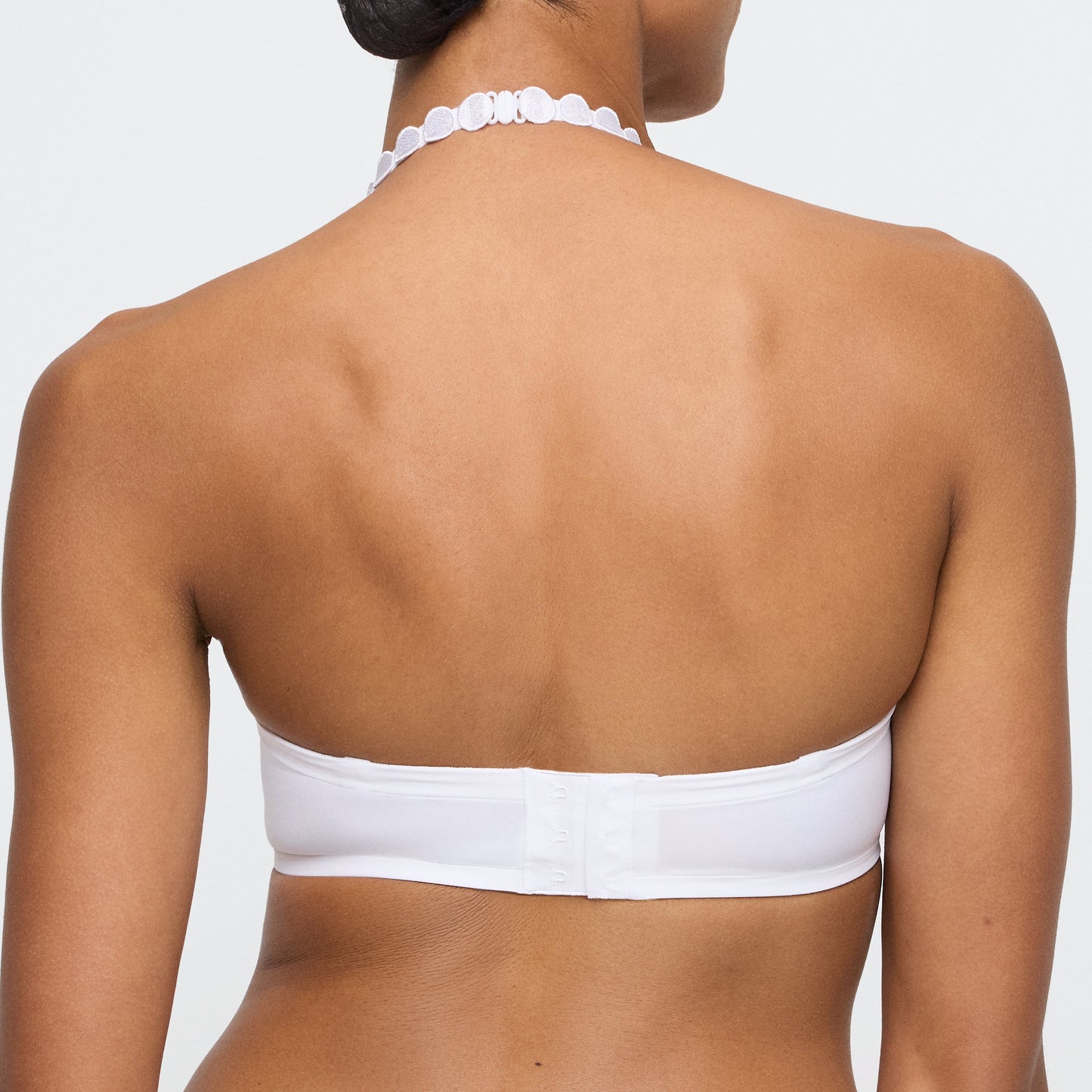 TOM weiss Unterlegter BH Herzform (Wit)