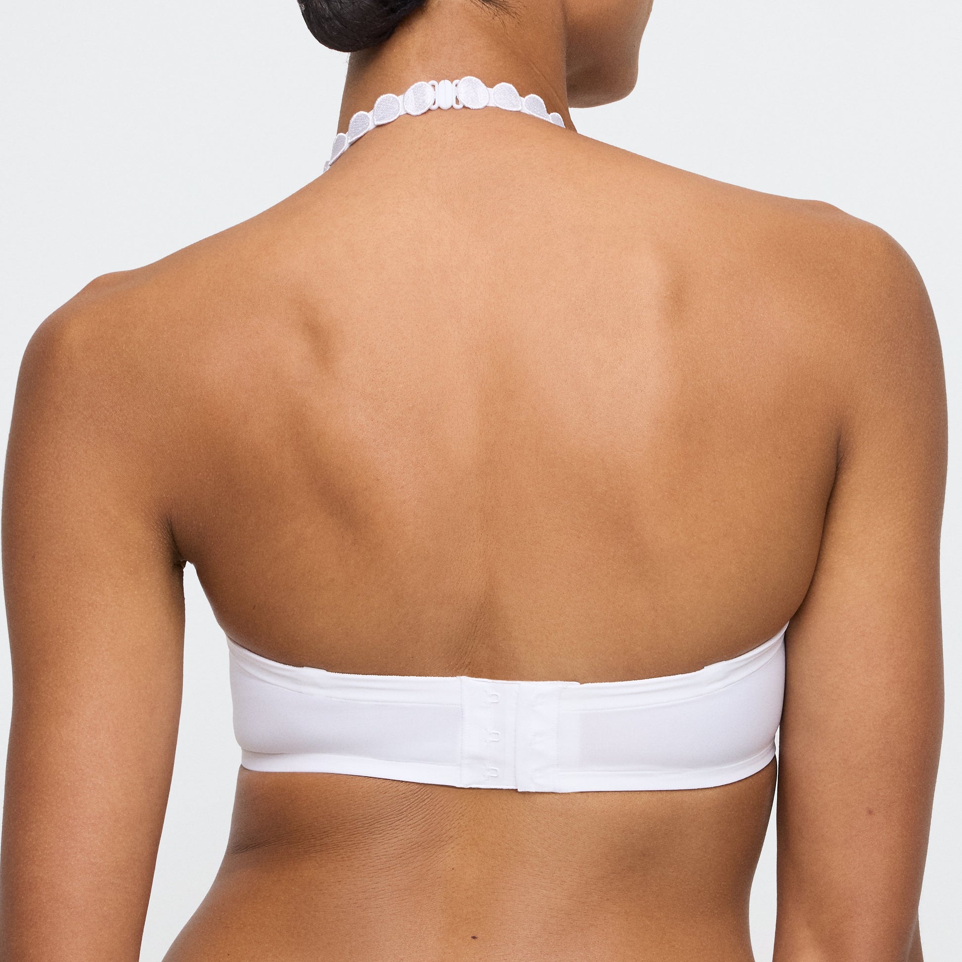 TOM weiss Unterlegter BH Herzform (Wit)