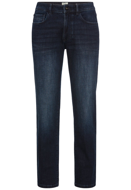 5-Pkt Relaxed Fit Hose aus Baumwollmischung mit Stretchfunktion (Night Blue)