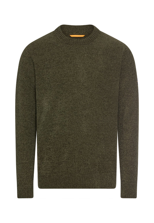 Pullover mit Rundhalskragen (Forest Green)